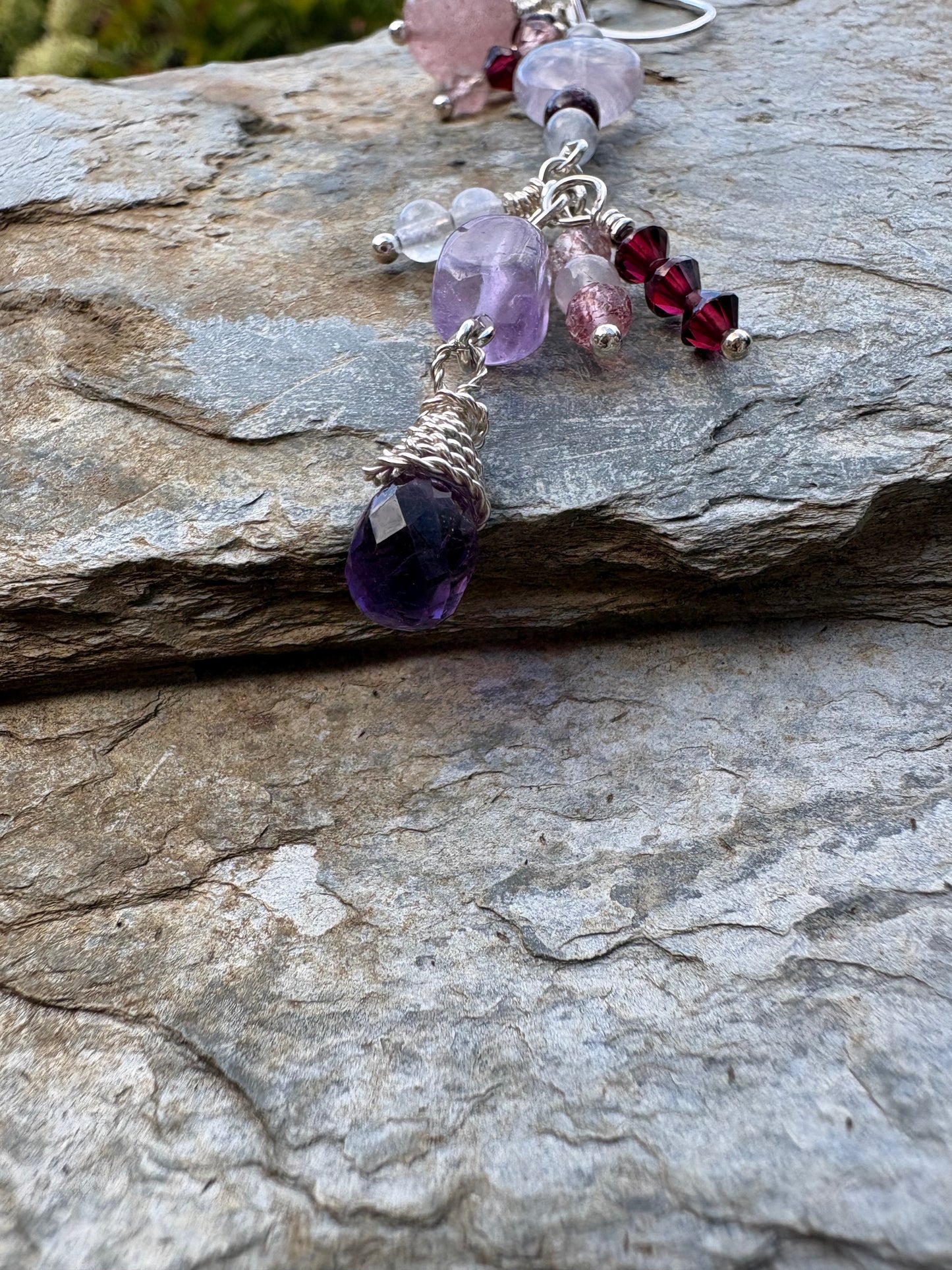 Infinity Gemstone Bag charm