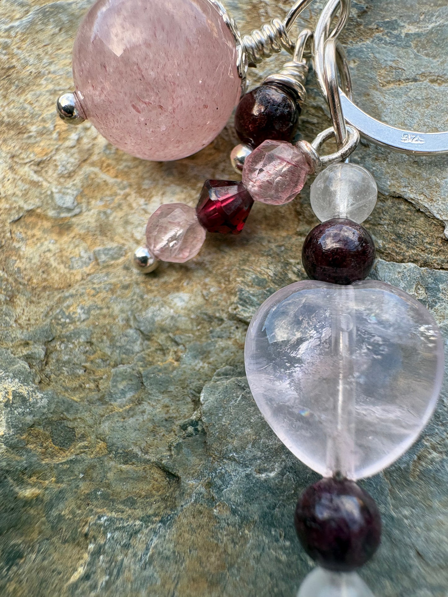 Infinity Gemstone Bag charm