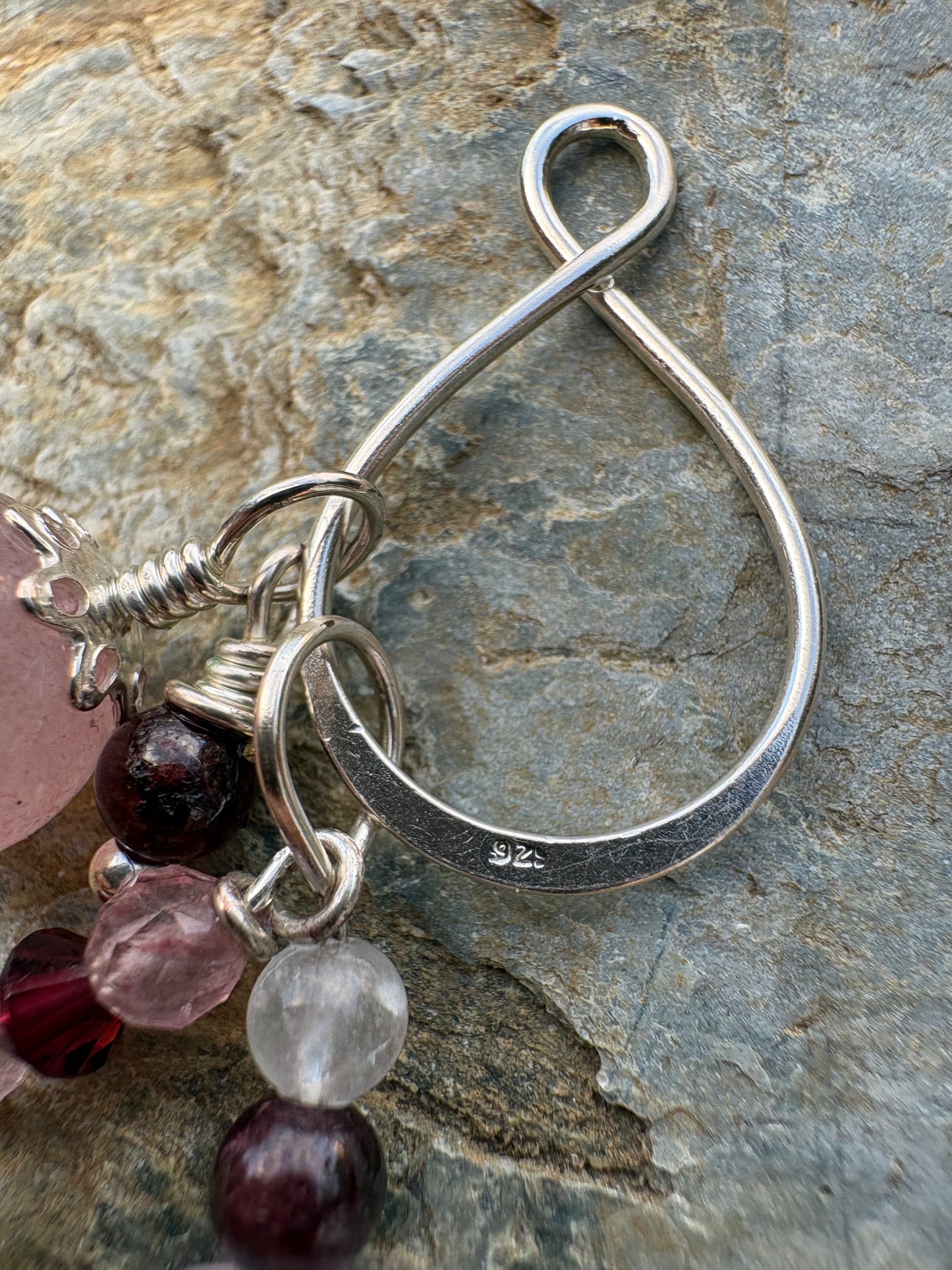 Infinity Gemstone Bag charm