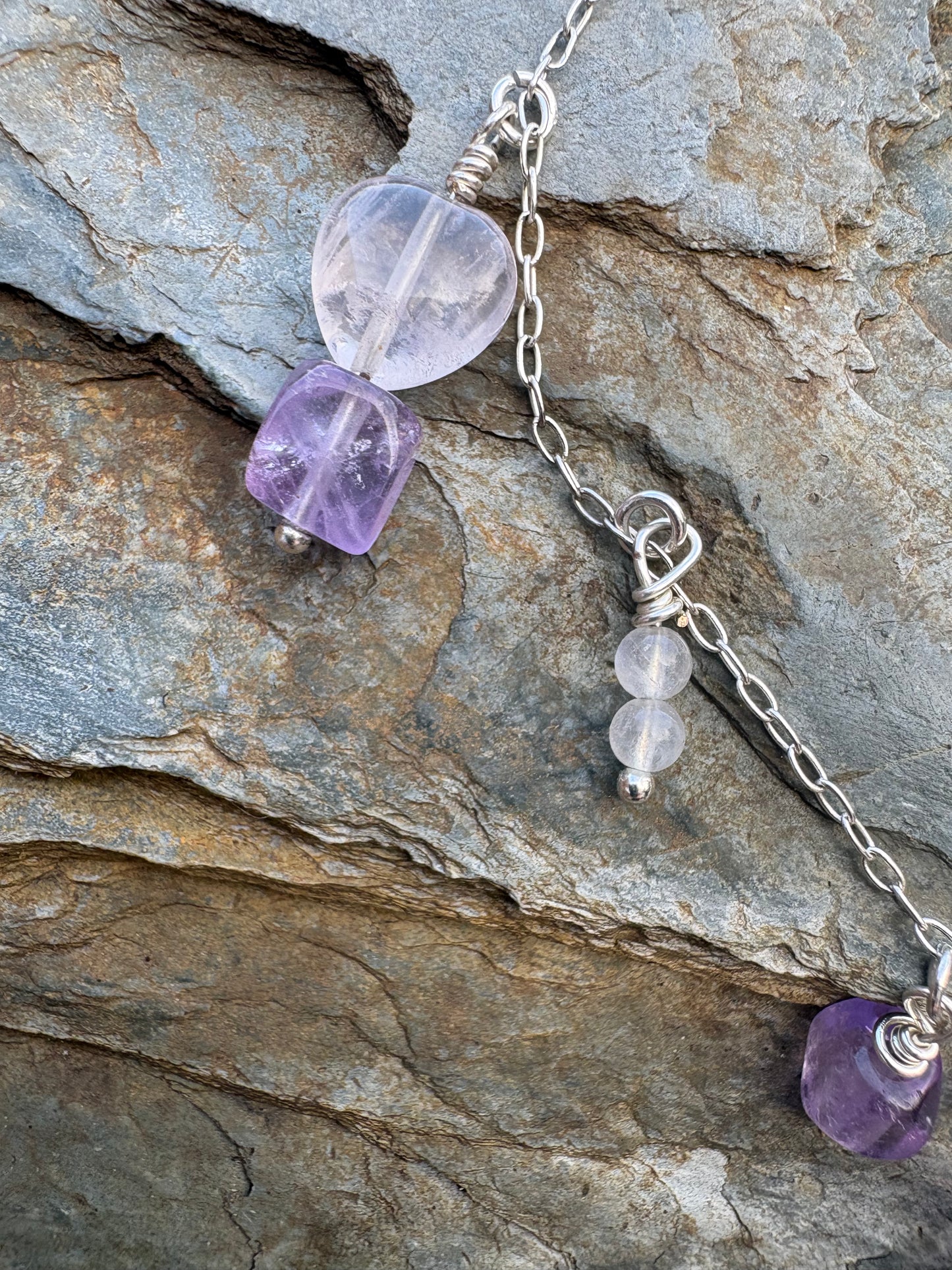 Silver Moonphase Anklet