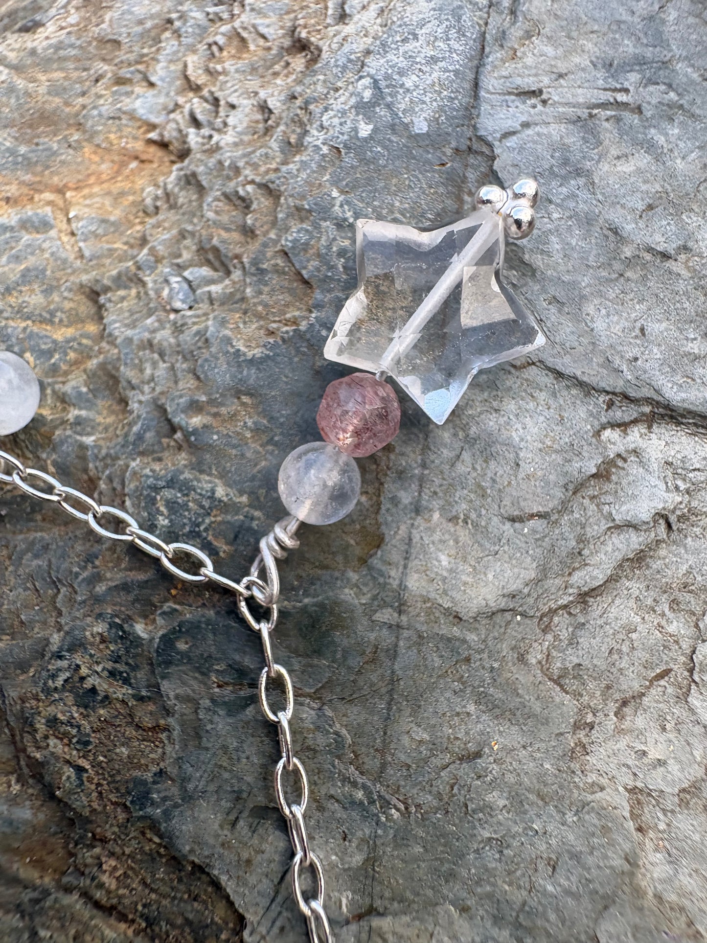 Silver Moonphase Anklet