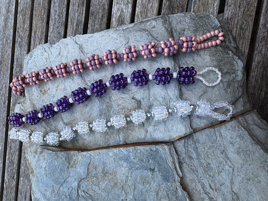 Miyuki  beaded berry bracelet