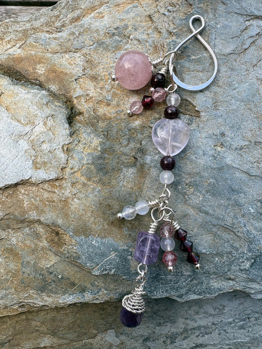 Infinity Gemstone Bag charm