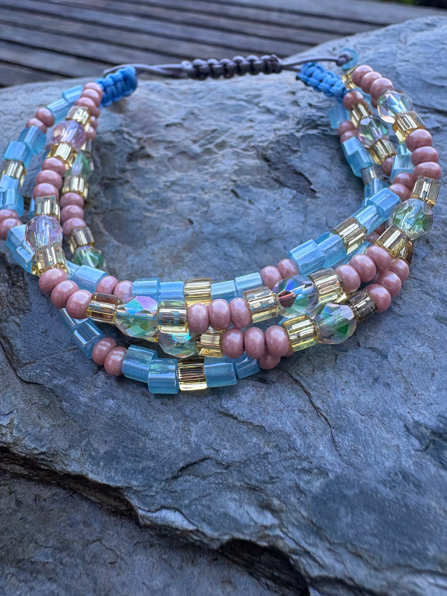 four strand crystal bracelet
