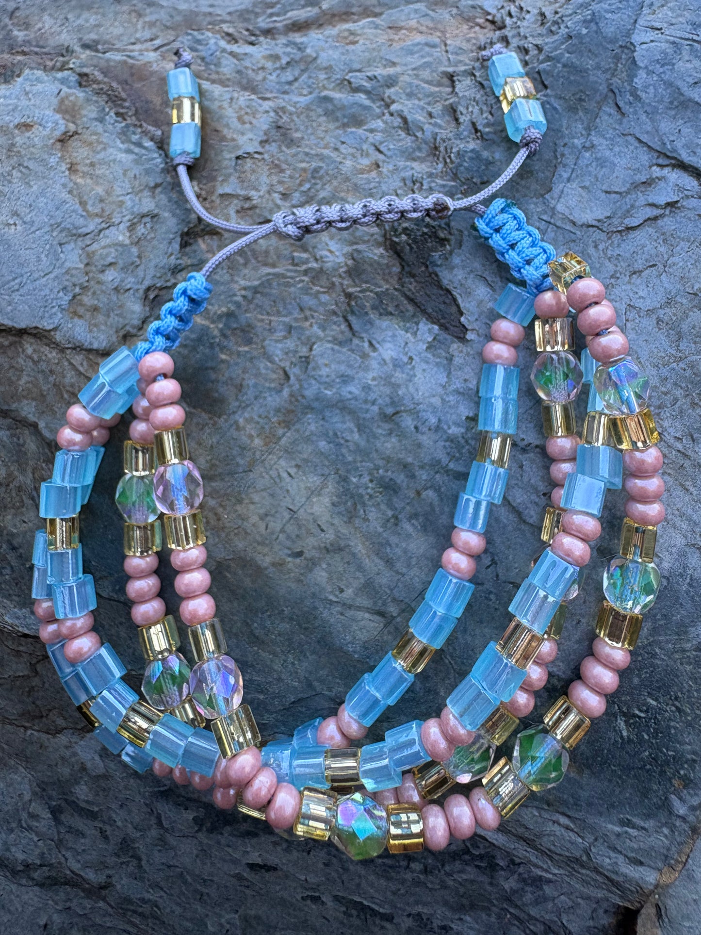 four strand crystal bracelet