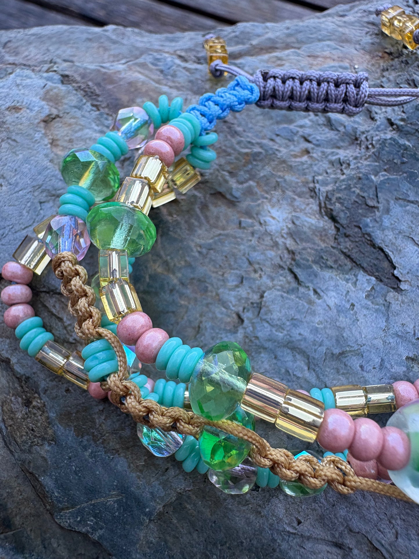 four strand crystal bracelet