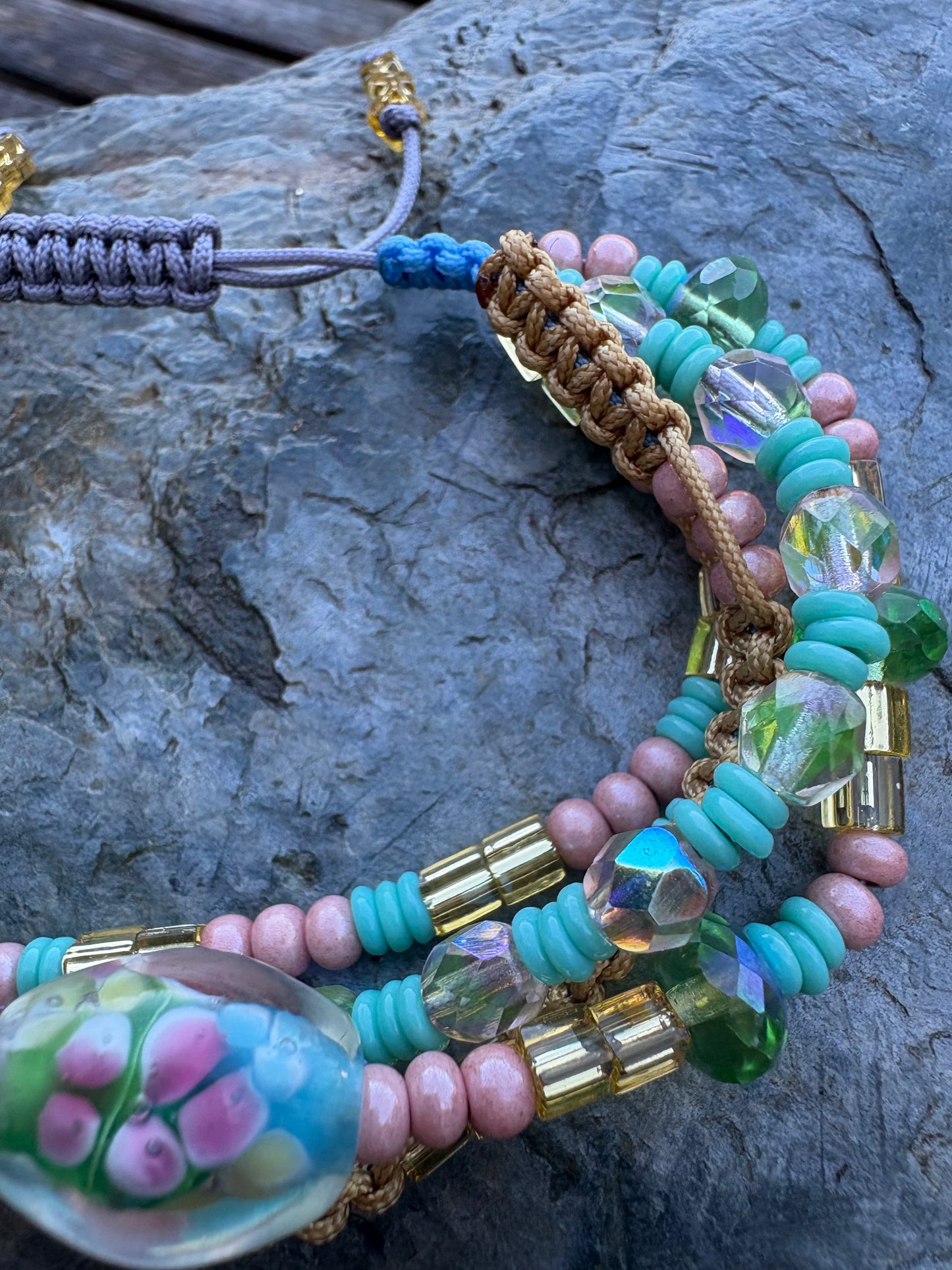 four strand crystal bracelet