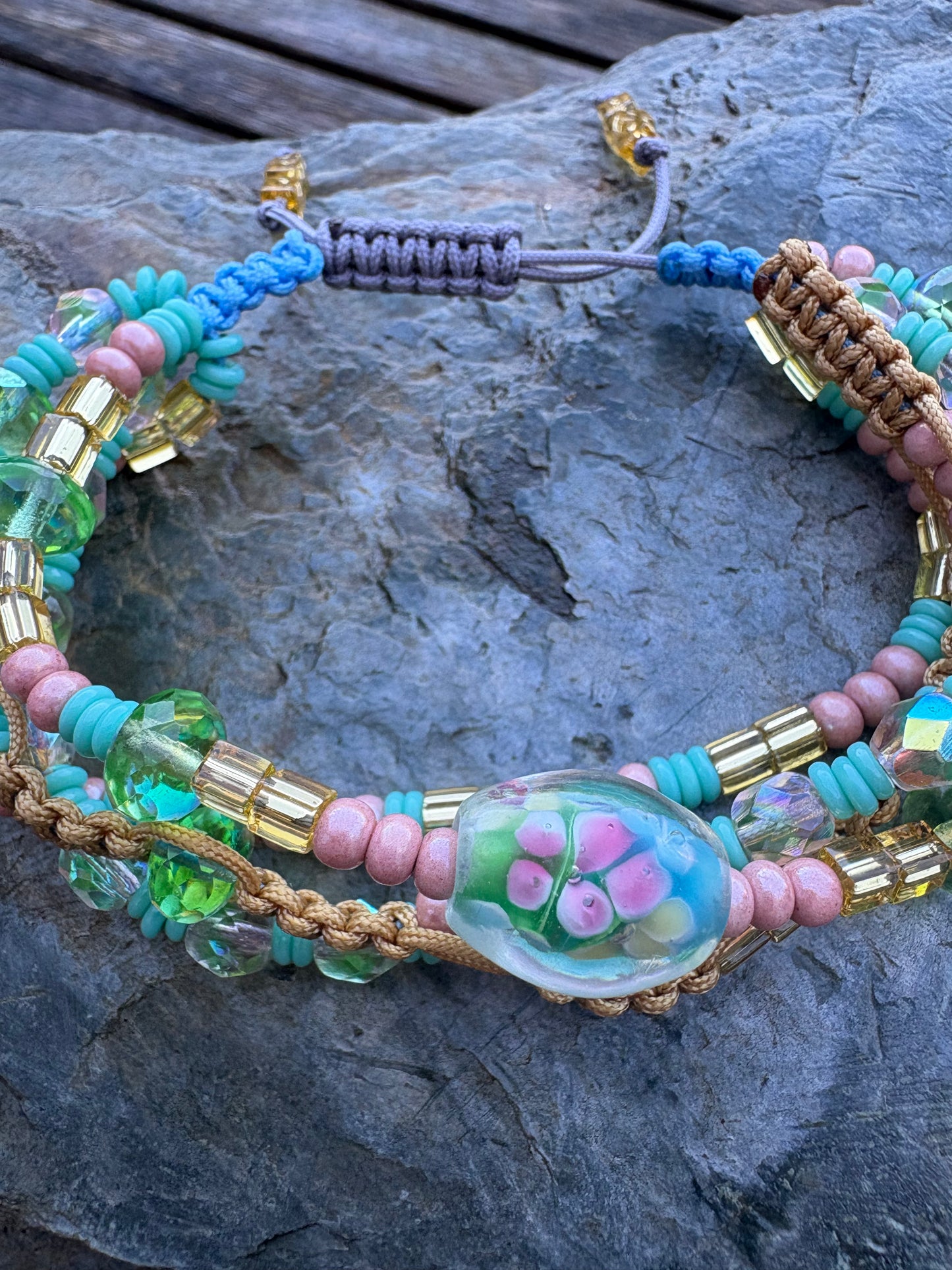 four strand crystal bracelet