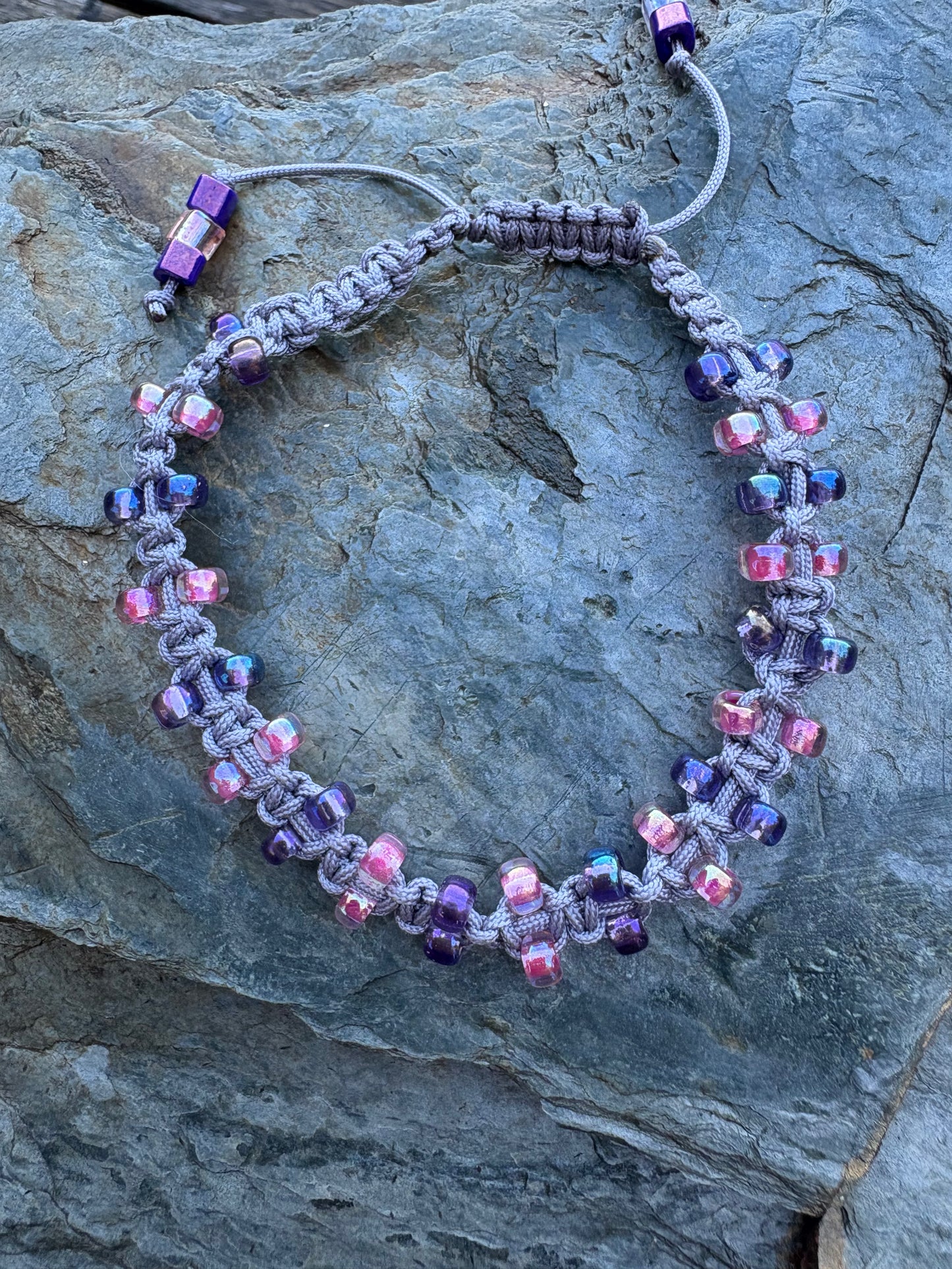 Turquoise Macrame Bracelet