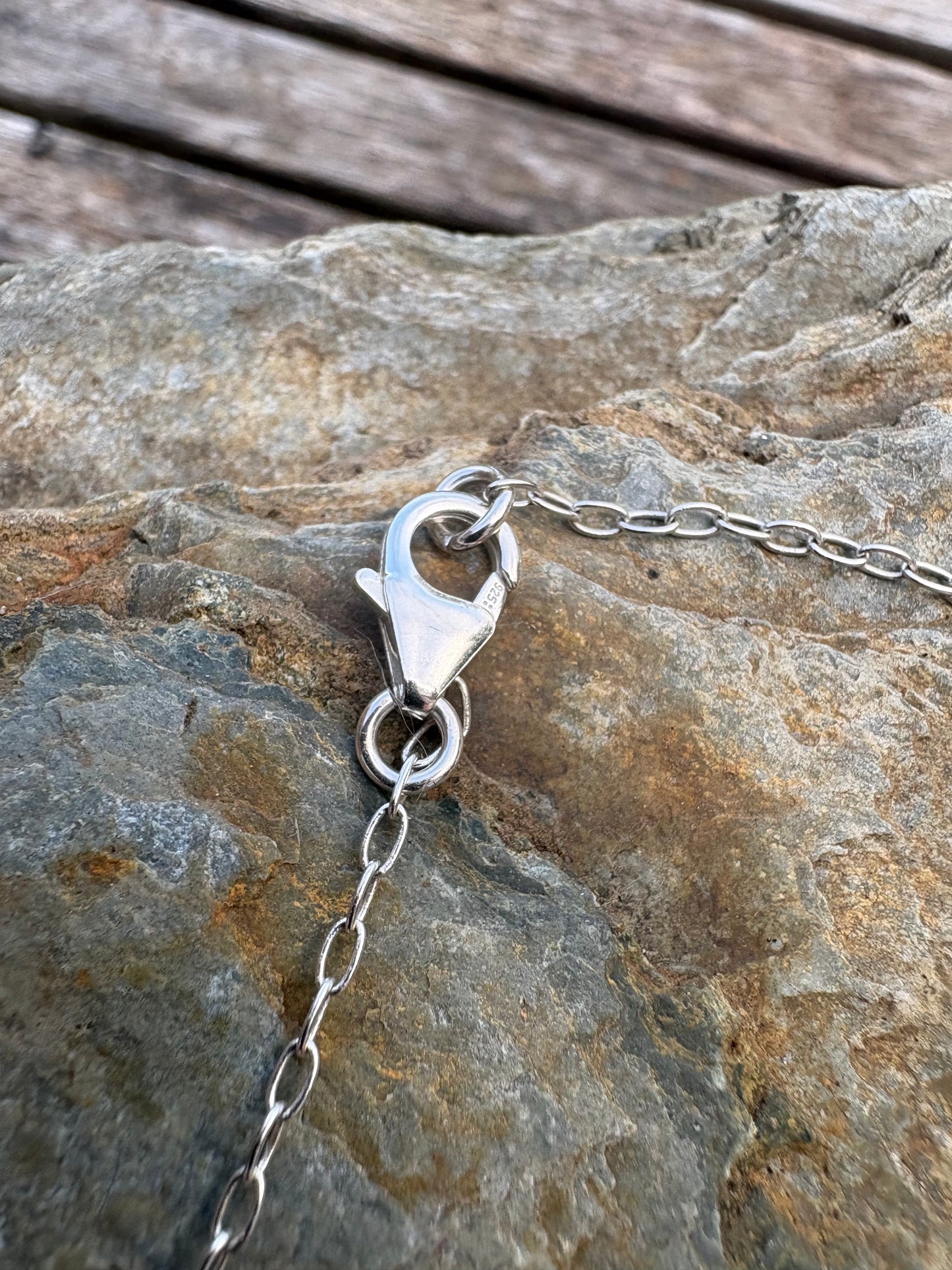 Silver Moonphase Anklet