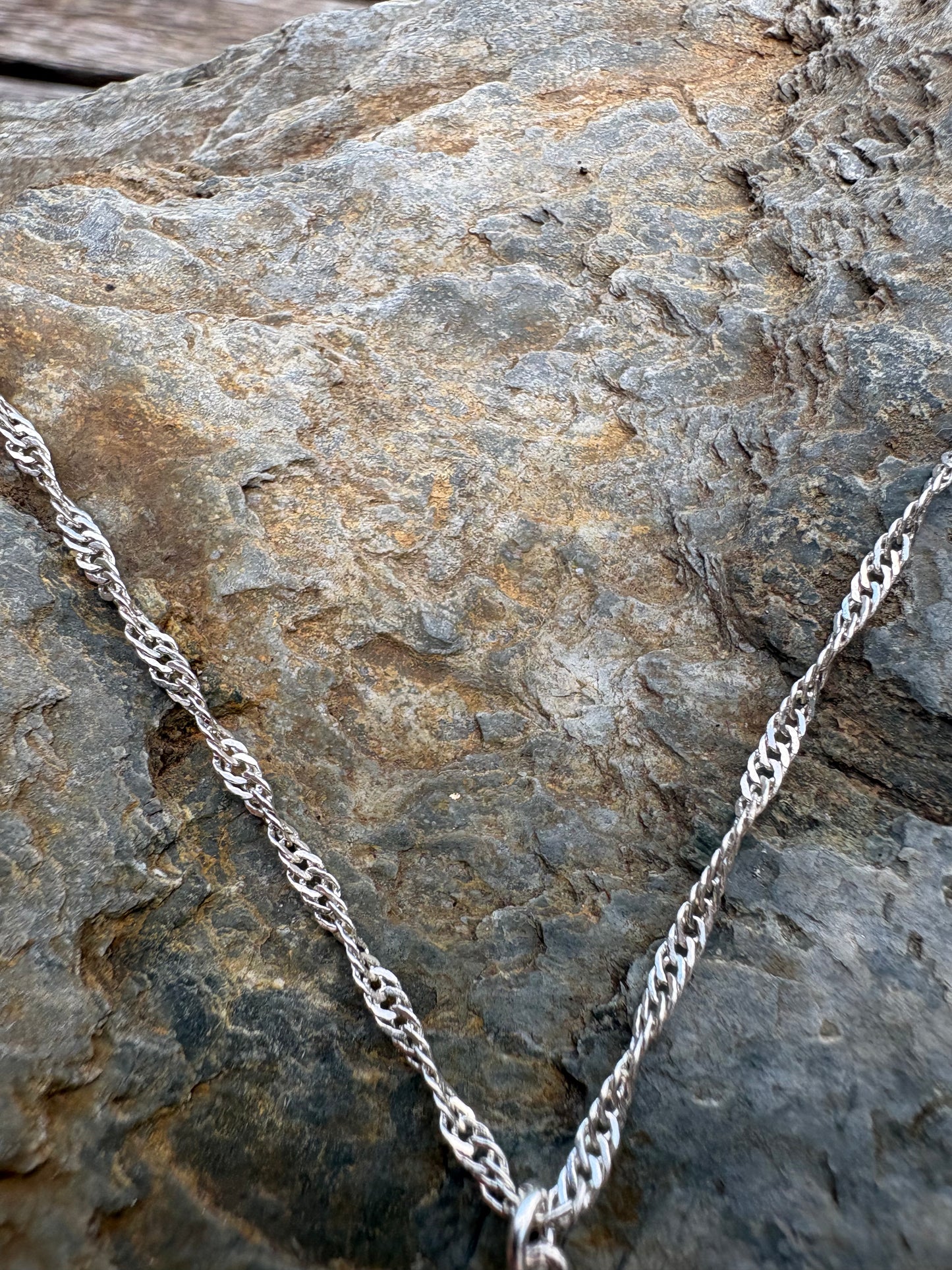 Moonstone and Strawberry quartz celestial Pendent